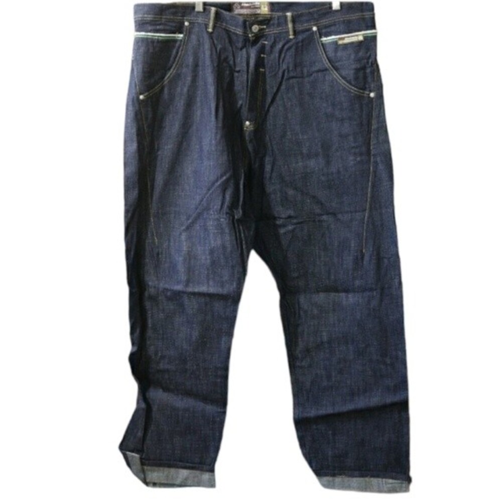 Akademiks Vintage 90s Y2K Streetwear Baggy HipHop Jean's 42